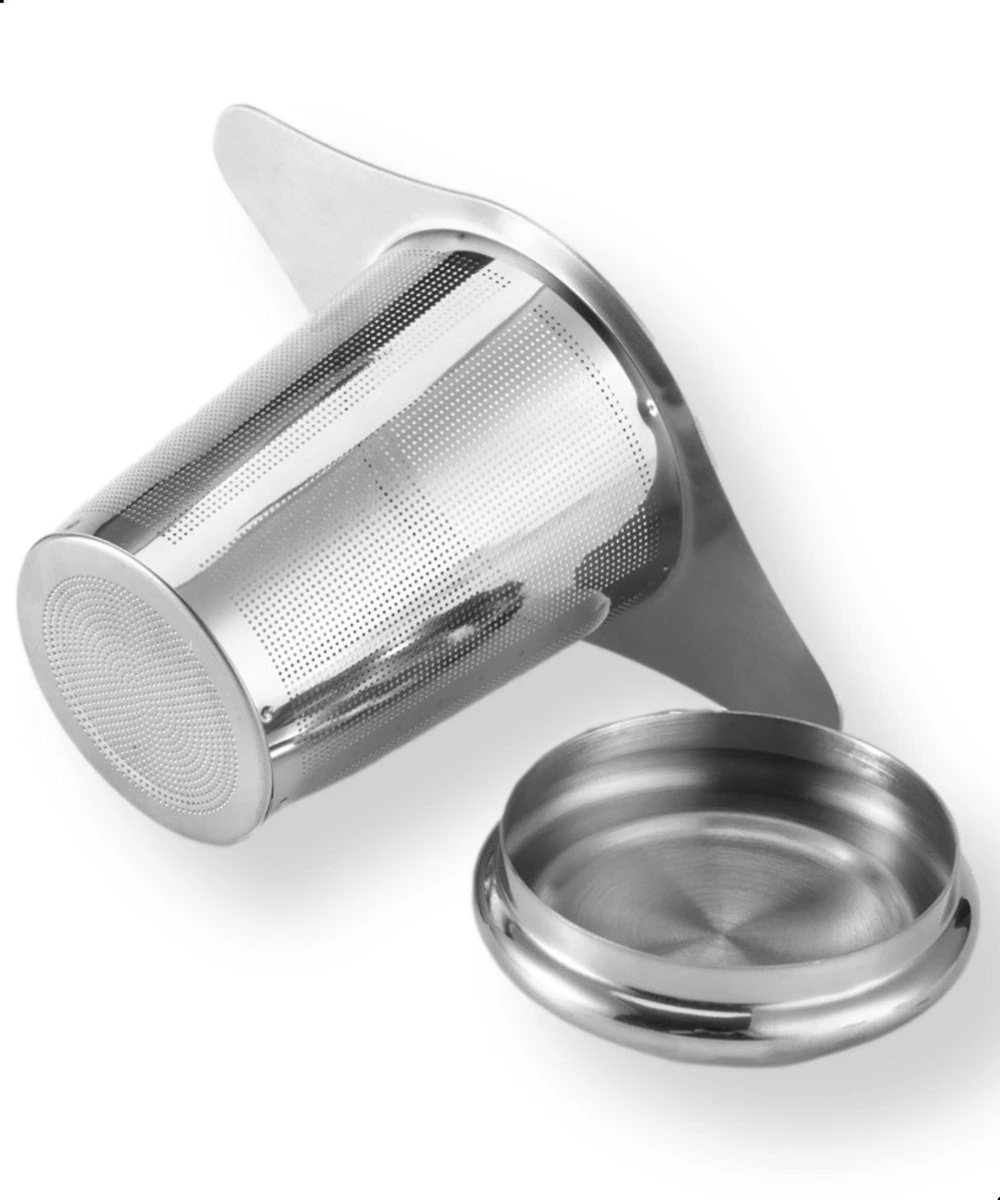 Theezeef Met Handvat Inclusief Lekplaatje En Kruiden Knijper - Thee Ei Voor Losse Thee - Theefilter Voor Losse Thee - Thee Infuser 1 Theezeef Met Handvat Inclusief Lekplaatje En Kruiden Knijper - Thee Ei Voor Losse Thee - Theefilter Voor Losse Thee - Thee Infuser