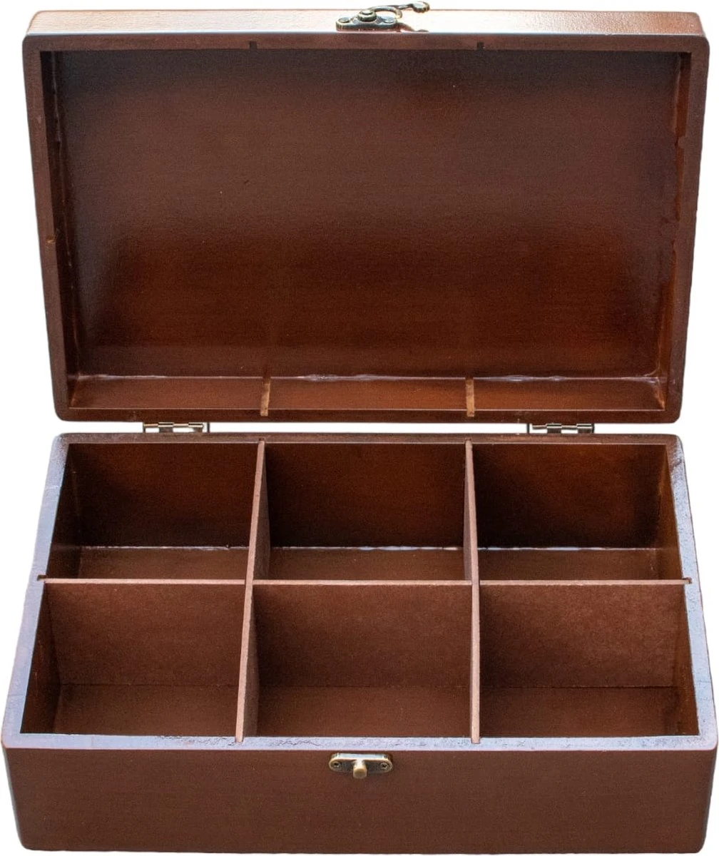 Perzische Theedoos Dahlia 20x30cm- Perzisch Patroon - Houtwerk - Persis Treasures 4 Perzische Theedoos Dahlia 20x30cm- Perzisch Patroon - Houtwerk - Persis Treasures - Afbeelding 4