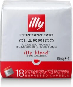 Illy - Iperespresso Koffie Home Classico 6 X 18 Capsules -Koffiedrank Winkel 1010x1200