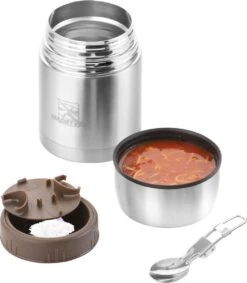 MacGyver Voedselcontainer 600ML - Thermoskan Rvs - Onbreekbaar - 16cm -Koffiedrank Winkel 1048x1200