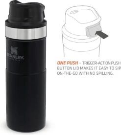 Stanley Trigger-Action Travel Mug 0.47L - Thermosfles - Matt Black 22 Stanley Trigger-Action Travel Mug 0.47L - Thermosfles - Matt Black -Koffiedrank Winkel 1075x1200
