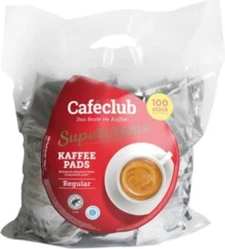 Caféclub - Supercreme Koffiepads Regular - 100 Pads