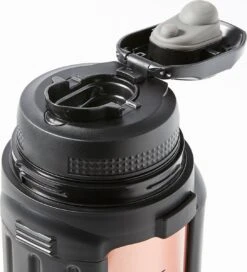 Lock&Lock Thermoskan - Isoleerkan - Thee En Koffie - Lekvrij - 1,5 Liter - RVS - Inklapbaar Handvat - Koper Roze -Koffiedrank Winkel 1088x1200