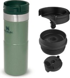 Stanley The NeverLeak™ Travel Mug 0,35L NEW - Thermosfles - Hammertone Green -Koffiedrank Winkel 1089x1200 3