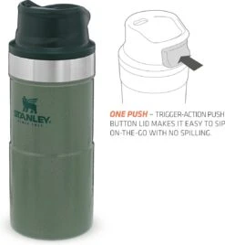 Stanley Trigger-Action Travel Mug 0.35L - Thermosfles - Hammertone Green 28 Stanley Trigger-Action Travel Mug 0.35L - Thermosfles - Hammertone Green -Koffiedrank Winkel 1106x1200 1