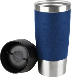 Tefal Travel Mug Thermobeker - 360 Ml - RVS/Donkerblauw -Koffiedrank Winkel 1110x1200