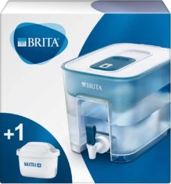 BRITA - Waterfilterkan Flow Cool - Blauw - 8,2L -Koffiedrank Winkel 1112x1200