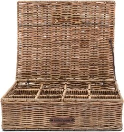 Riviera Maison Theedoos Rotan - Rustic Rattan Rue Du Bac Tea Box - Naturel -Koffiedrank Winkel 1121x1200 3
