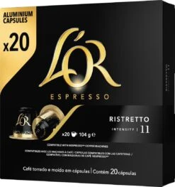 L'OR Espresso Ristretto Koffiecups - Intensiteit 11/12 - 10 X 20 Capsules -Koffiedrank Winkel 1128x1200 2