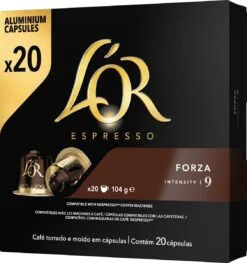 L'OR Espresso Forza Koffiecups - Intensiteit 9/12 - 10 X 20 Capsules -Koffiedrank Winkel 1128x1200 5