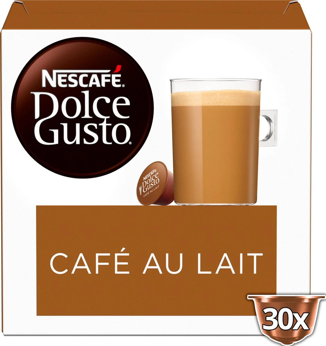 Nescafé Dolce Gusto Café Au Lait Capsules - 90 Koffiecups 3 Nescafé Dolce Gusto Café Au Lait Capsules - 90 Koffiecups - Afbeelding 3