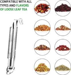 BOTC Thee Infuser - RVS - Theezeef - Thee Knijptang - Thee Ei - Theepot Infuser - Theezeefje -KOMEO160 -Koffiedrank Winkel 1133x1200 1