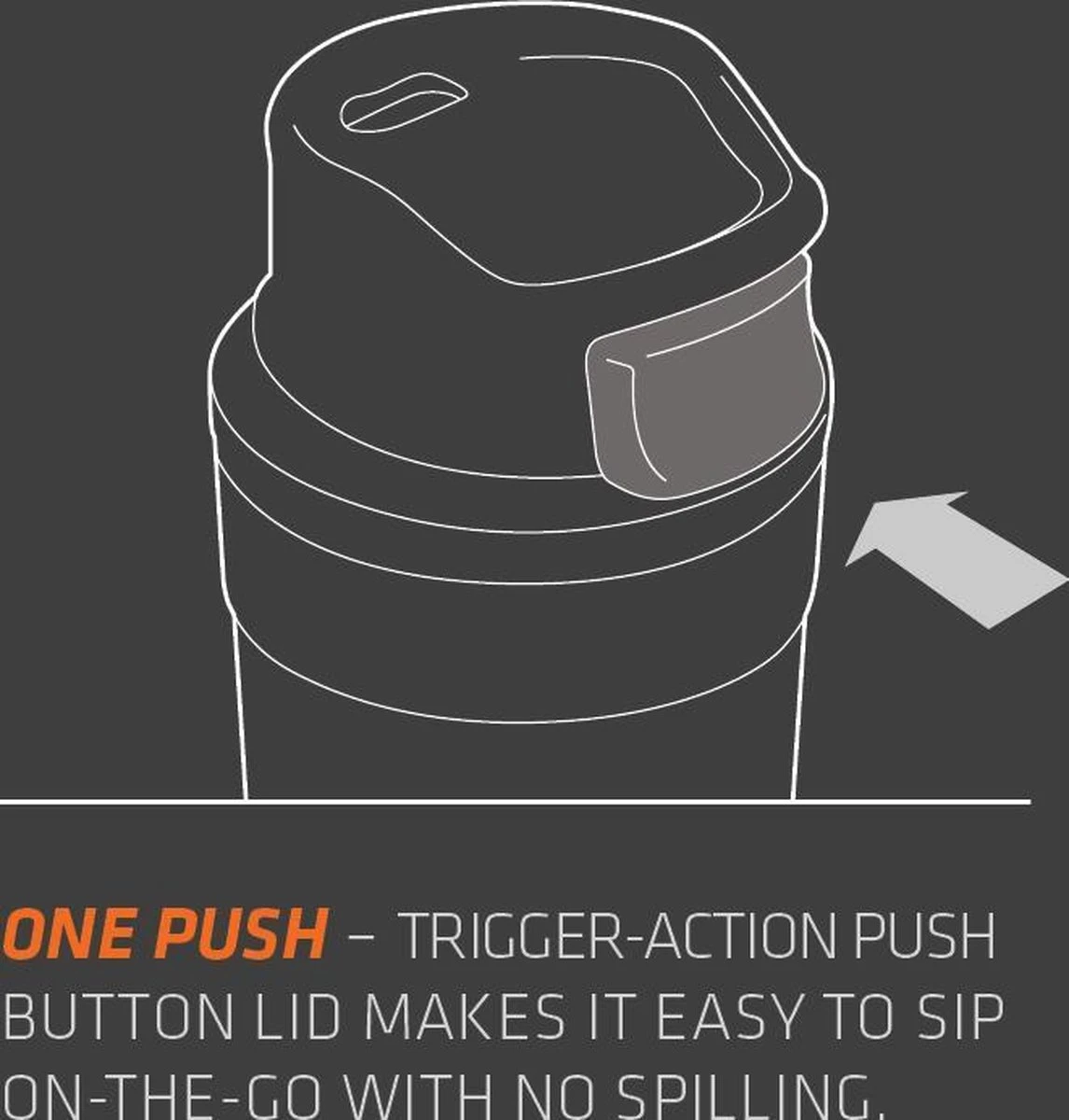 Stanley Trigger-Action Travel Mug 0.35L - Thermosfles - Hammertone Green 6 Stanley Trigger-Action Travel Mug 0.35L - Thermosfles - Hammertone Green - Afbeelding 6