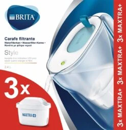 BRITA - Waterfilterkan Style Cool - Blauw - 2,4L + 3 MAXTRA+ Waterfilterpatronen -Koffiedrank Winkel 1156x1200 7