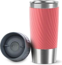 Tefal Travel Mug Easy Twist Thermobeker - Koraalrood - 0,36 Liter -Koffiedrank Winkel 1157x1200
