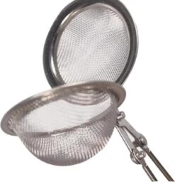 Merkloos 1 Stuk - Theezeef - RVS - Thee-ei - Kruidenbol - RVS - Theezeefje Voor Losse Thee - Thee Bal - Lengte 16cm - Diameter 4.5cm - Thee Zeef -Koffiedrank Winkel 1159x1200