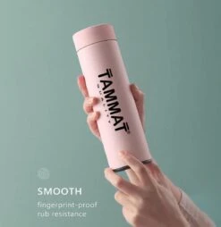 Slimme Thermosfles Met LCD Temperatuur Display - Curver Isolatiefles 500 ML - Rubber Coating - Dubbelwandige Thermosfles - Thermosbeker - Isoleerfles - Thermoskan - Travel Mug - Bidon Drinkfles - Koffiebeker - Drinkflessen - RVS - Smart Thermos -Koffiedrank Winkel 1165x1200