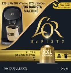 L'OR BARISTA XXL Filter Grand Matin (5) - 5 X 10 Koffiecups -Koffiedrank Winkel 1169x1200 4
