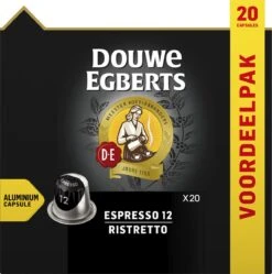 Douwe Egberts Espresso Ristretto (12) - 10 X 20 Koffiecups -Koffiedrank Winkel 1189x1200 3
