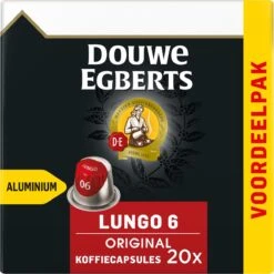 Douwe Egberts Lungo Original Koffiecups - Intensiteit 6/12 - 10 X 20 Capsules -Koffiedrank Winkel 1198x1200 16