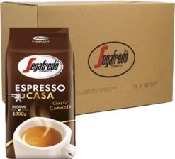 Segafredo Espresso Casa Koffiebonen - 8 X 1 Kg -Koffiedrank Winkel 1200x1086 2
