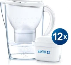 BRITA - Waterfilterkan Marella Cool - Wit - 2,4L + 12 MAXTRA+ Waterfilterpatronen -Koffiedrank Winkel 1200x1087