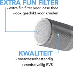 PrimeAmbition - 2 Stuks Theezeef En Theetip Voor Losse Thee - Extra Fijne Filter - Thee Ei Set Met Schoteltje Voor Theezakjes -Koffiedrank Winkel 1200x1092 1