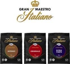 Gran Maestro Italiano – Extra Forte - Koffiepads - Senseo Compatibel Pads – Krachtig En Karakteristiek - 6 X 36 Pads -Koffiedrank Winkel 1200x1094 3