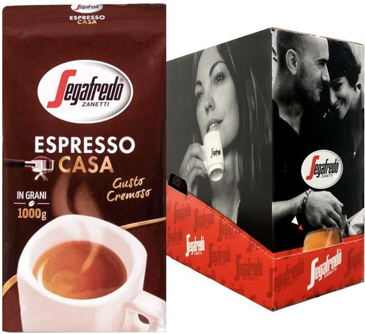 Segafredo - Casa Espresso Bonen- 4 X 1 Kg 1 Segafredo - Casa Espresso Bonen- 4 X 1 Kg