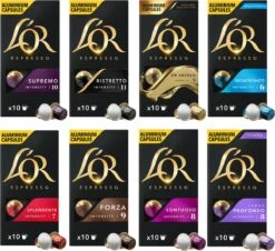 L'OR Espresso Koffiecups Variatiepakket - 8 X 10 Capsules
