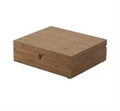 Bredemeijer - Theedoos 6-vaks Gesloten Bamboe Naturel -Koffiedrank Winkel 1200x1110 1