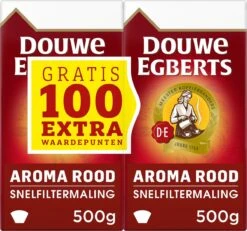 Douwe Egberts Aroma Rood Filterkoffie - Dubbelpak 6 X 1000 Gram -Koffiedrank Winkel 1200x1121 5