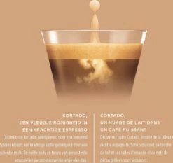 Nescafé Dolce Gusto Cortado Espresso Macchiato Capsules - 90 Koffiecups -Koffiedrank Winkel 1200x1130 1