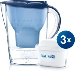 BRITA - Waterfilterkan Marella Cool - Blauw - 2,4L + 3 MAXTRA+ Waterfilterpatronen 29 BRITA - Waterfilterkan Marella Cool - Blauw - 2,4L + 3 MAXTRA+ Waterfilterpatronen -Koffiedrank Winkel 1200x1130