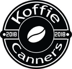 KoffieCanners Koffie Bewaarbus Luchtdicht Met CO2 Uitlaat Voor 600 Gram - Koffieblik Matzwart -Koffiedrank Winkel 1200x1137 1