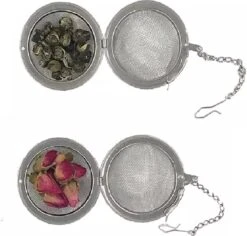 Kruidenei - Kruidenbuil - Kruidenfilter - Kruidenbol - Kruidenzeef - Filter Voor Kruiden - Thee Ei - Theezeef - 5,5CM Doorsnee -Koffiedrank Winkel 1200x1148 1