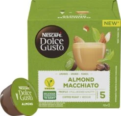 Nescafé Dolce Gusto Almond Macchiato Capsules - Vegan Koffie - 36 Koffiecups -Koffiedrank Winkel 1200x1151 4