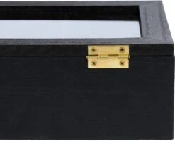 CasaLupo Theedoos Zwart 6-vaks - Met Fluweel - 24 X 16 Cm -Koffiedrank Winkel 1200x1152 2