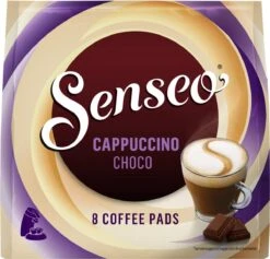 Senseo Cappuccino Choco Koffiepads - 2/9 Intensiteit - 4 X 8 Pads -Koffiedrank Winkel 1200x1152 4