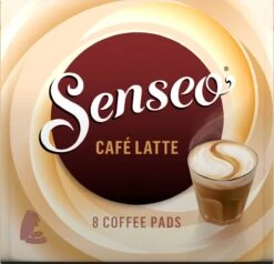 Senseo Café Latte Koffiepads - 2/9 Intensiteit - 4 X 8 Pads -Koffiedrank Winkel 1200x1157 2