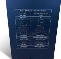 Basisch Water Generator | Water Ionisator En Zuivering | Actief Koolstoffilter | Phipower -Koffiedrank Winkel 1200x1172