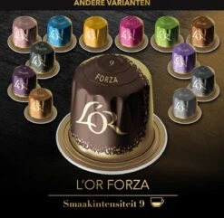 L'OR Espresso Forza Koffiecups - Intensiteit 9/12 - 10 X 10 Capsules -Koffiedrank Winkel 1200x1173 12