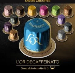 L'OR Espresso Decaffeinato Koffiecups - Intensiteit 6/12 - 10 X 10 Capsules -Koffiedrank Winkel 1200x1173 14