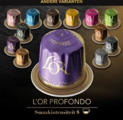 L'OR Lungo Profondo Koffiecups - Intensiteit 8/12 - 10 X 20 Capsules -Koffiedrank Winkel 1200x1173 18