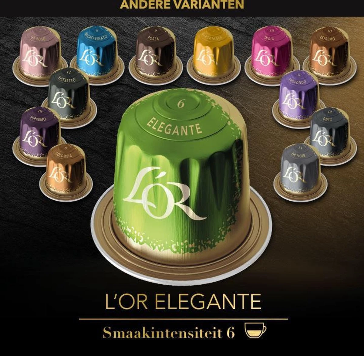 L'OR Lungo Elegante Koffiecups - Intensiteit 6/12 - 10 X 10 Capsules 10 L'OR Lungo Elegante Koffiecups - Intensiteit 6/12 - 10 X 10 Capsules - Afbeelding 10