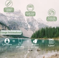 Waterfilter Survival Steddy Pro - Zuiver Gratis Drinkwater - Waterfles Waterzuivering - Waterfilter Kraan - Outdoor - FILTER 4000 LITER! -Koffiedrank Winkel 1200x1175 1