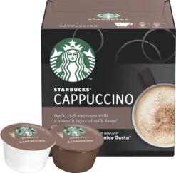 Starbucks By Dolce Gusto Cappuccino Capsules - 36 Koffiecups -Koffiedrank Winkel 1200x1179 2
