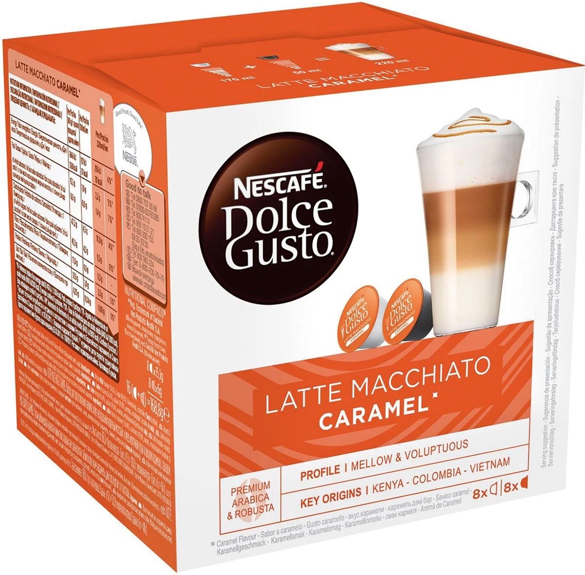 Nescafé Dolce Gusto Caramel Macchiato Capsules - 48 Koffiecups 10 Nescafé Dolce Gusto Caramel Macchiato Capsules - 48 Koffiecups - Afbeelding 10