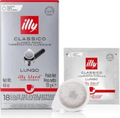 Illy - E.S.E. Servings Classico Lungo 12 X 18 Stuks -Koffiedrank Winkel 1200x1182 4