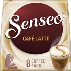 Senseo Café Latte Koffiepads - 2/9 Intensiteit - 4 X 8 Pads -Koffiedrank Winkel 1200x1184 10
